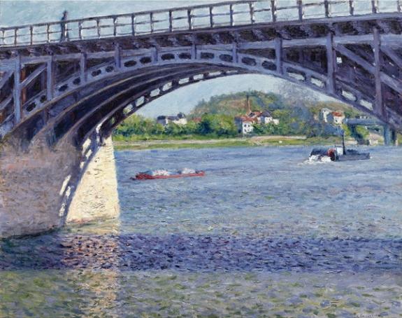 Le Pont Dargenteuil Et La Seine