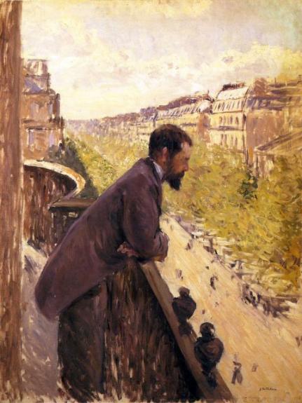 Man On A Balcony