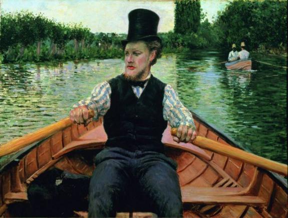 Oarsman In A Top Hat