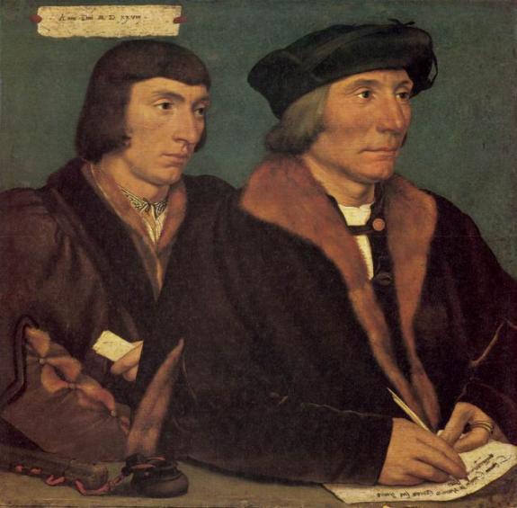 Double Portrait Of Sir Thomas Godsalve And His Son John