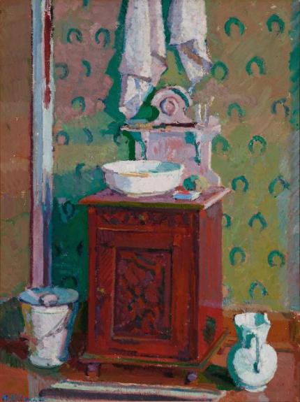Interior With A Washstand