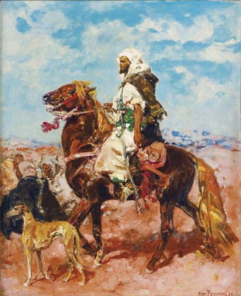 Horseman With A Sloughi