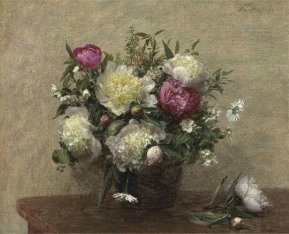 Vase De Pivoines