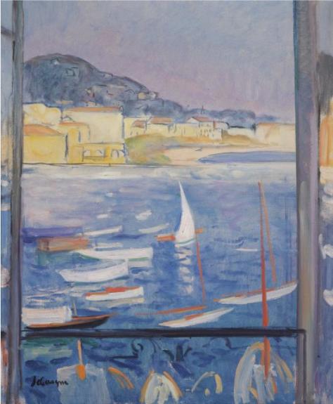 Villefranche-Sur-Mer, Window Overlooking The Port