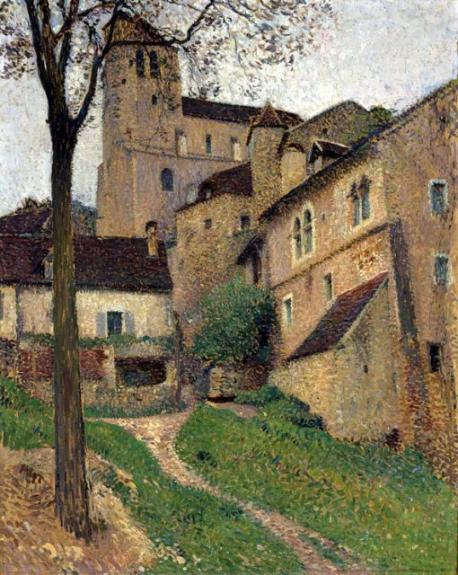 Landscape With A Castle - View of Saint-Cirq-Lapopie