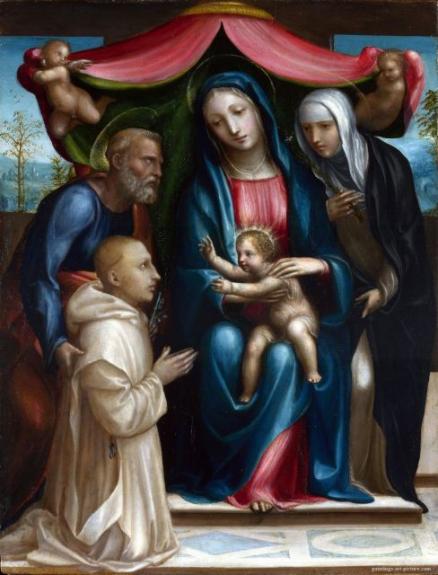 The Madonna And Child With Saints And A Donor