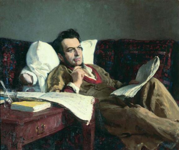 Portrait Of The Composer Mikhail Glinka