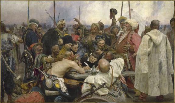 The Zaporozhian Cossacks Write A Letter To The Sultan Of Turkey