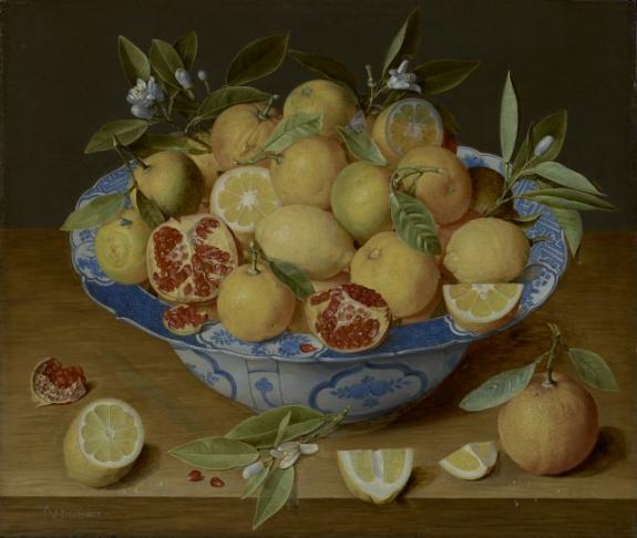 Still Life With Lemons, Oranges, And A Pomegranate