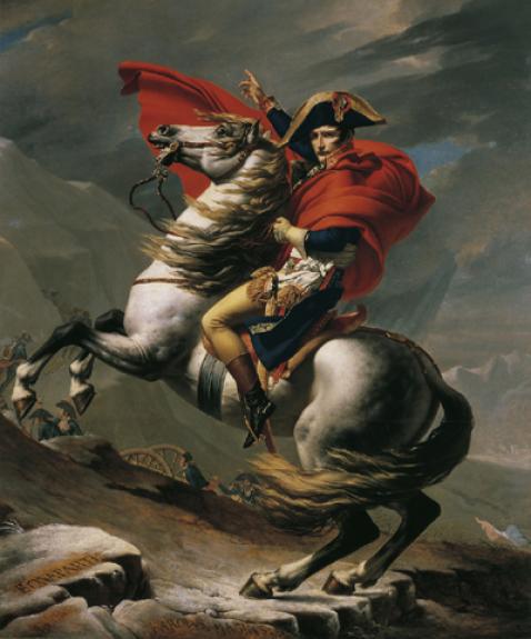 Napoleon Crossing the Alps at the St Bernard Pass