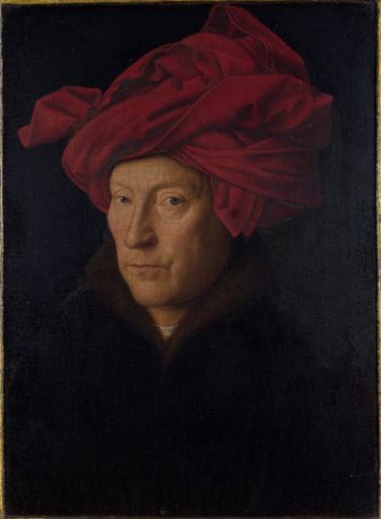 Portrait Of A Man In A Red Turban