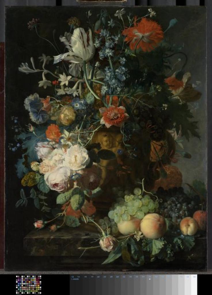 heks Onafhankelijk Uiterlijk Still Life With Flowers And Fruit (Stilleven Met Bloemen En Vruchten) (Jan  Van Huysum) | Jben Arts