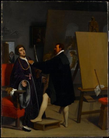 Aretino In The Studio Of Tintoretto