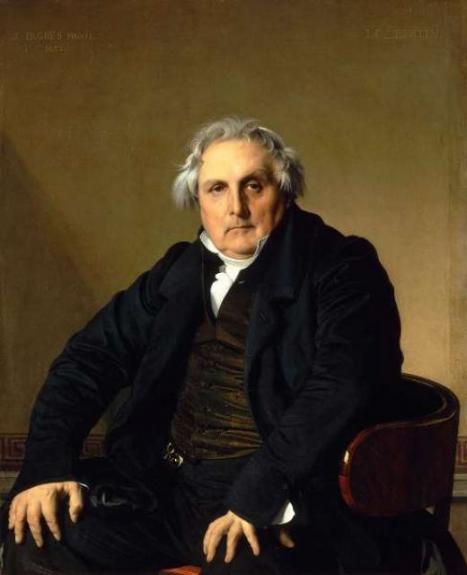 Portrait of French Journalist Louis-Francois Bertin