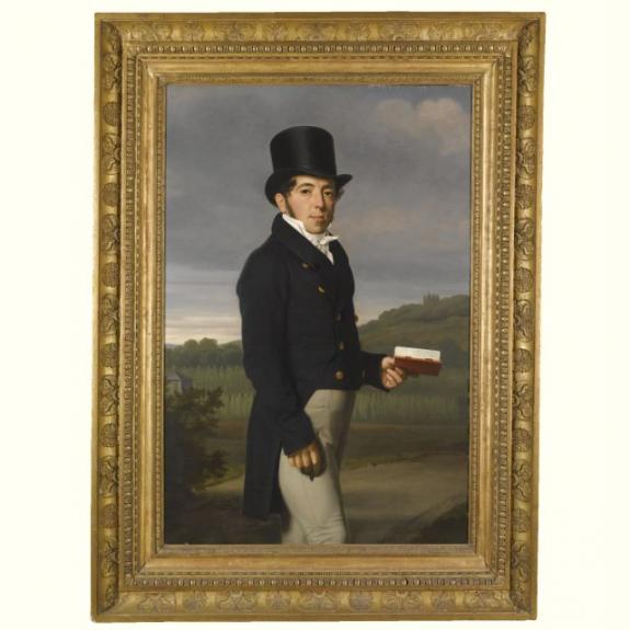 Portrait Of A Gentleman Holding A Book