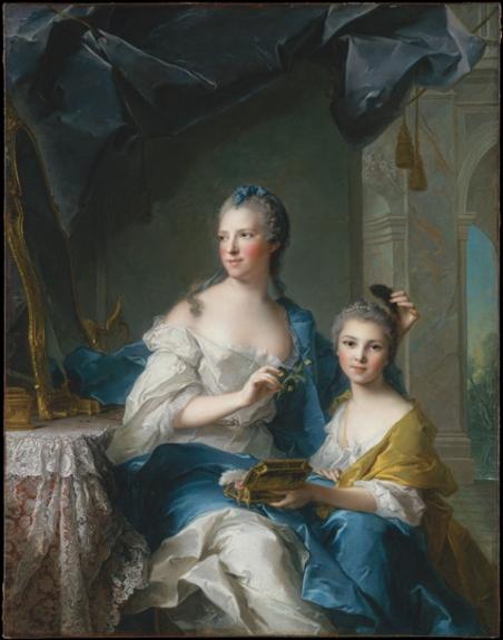 Madame Marsollier And Her Daughter