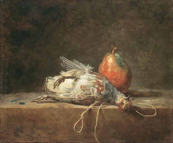 Still Life With Partridge And Pear