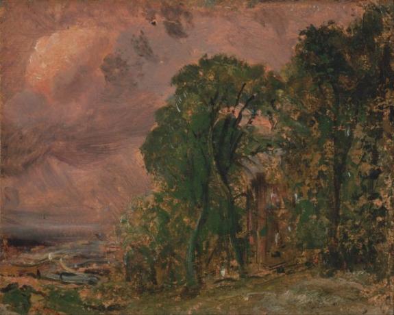 View At Hampstead With Stormy Weather