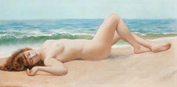 Nude On The Beach (Nu Sur La Plage)