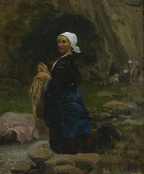 Washerwoman In Brittany