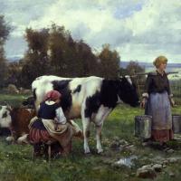 Milkmaids In The Field