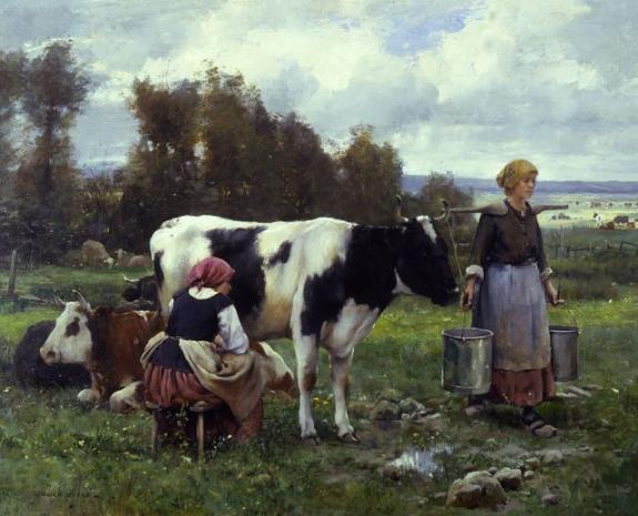 Milkmaids In The Field