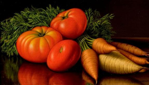 Still Life With Tomatoes And Carrots