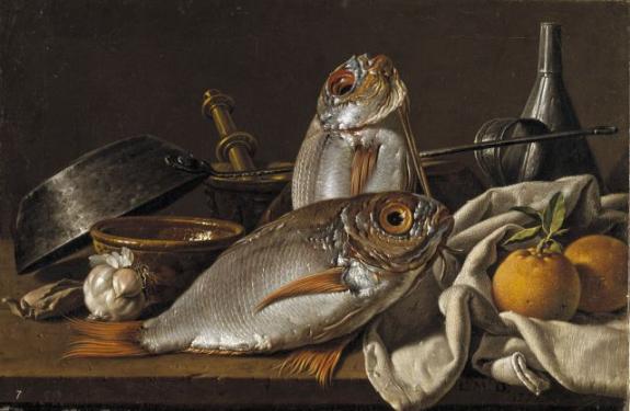 Still Life With Two Sea Breams