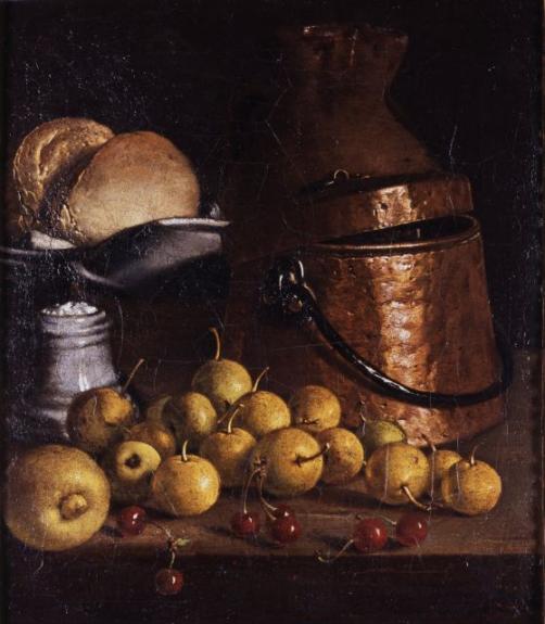 Still Life With Fruits And Cooking Utensils