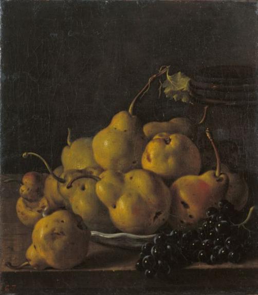 Still Life With Pears And Grapes