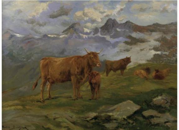 Cattle In The Pyrenees