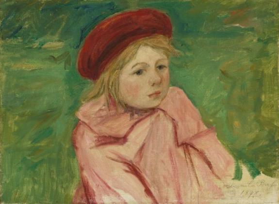 Little Girl In A Red Beret