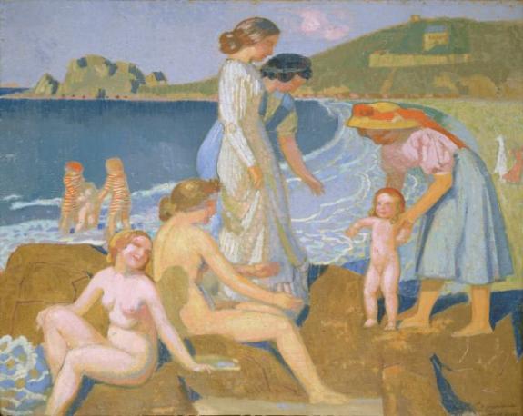Female Bathers At Perros-Guirec