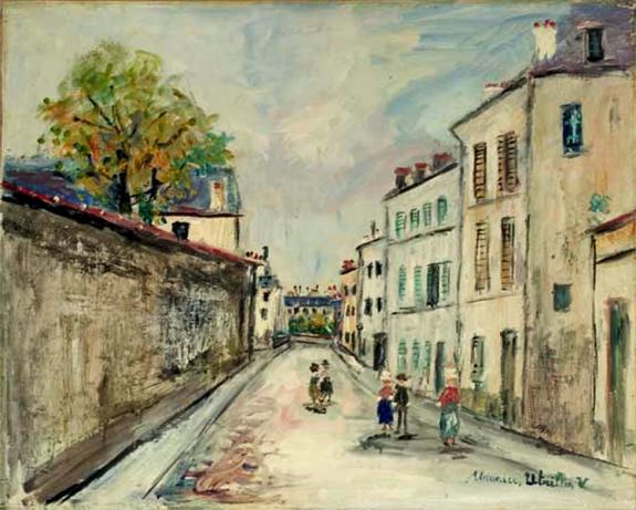 La Rue Cortot A Montmartre