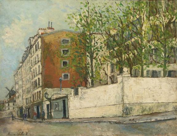 La Rue Girardin A Montmartre