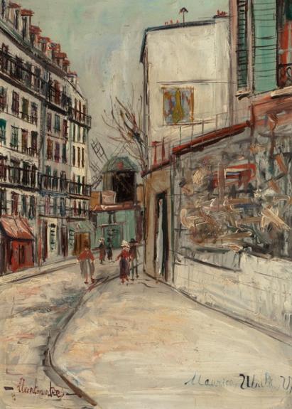 Rue Lepic A Montmartre