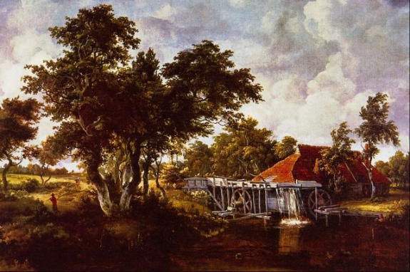 The Watermill With The Red Roof
