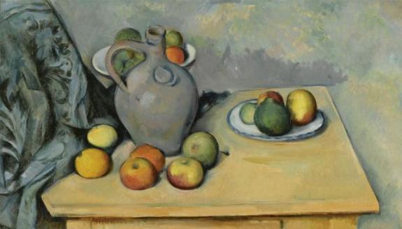 Pichet Et Fruits Sur Une Table.1893