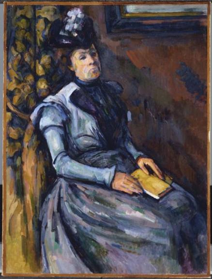 Seated Woman In Blue