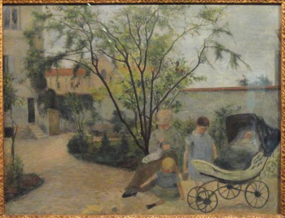 Figures In A Garden