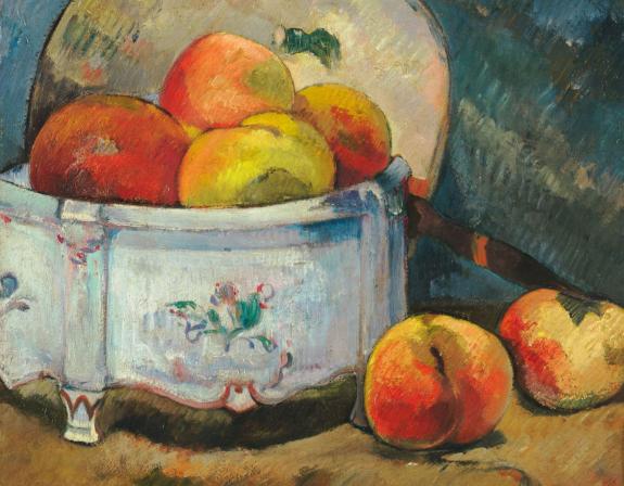 Still Life With Peaches, Pears And Grapes