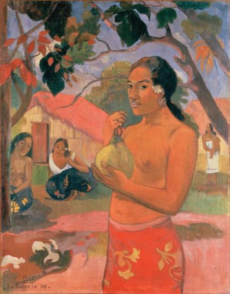 Woman Holding A Fruit