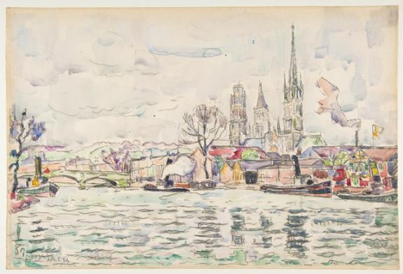 River Scene, Rouen