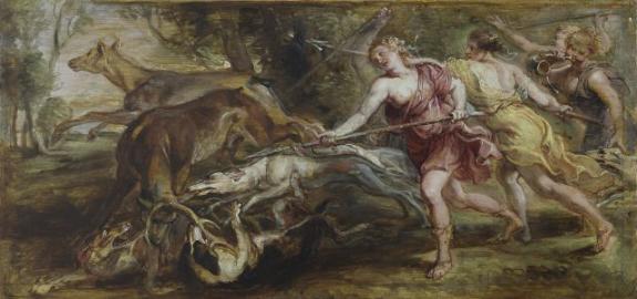 Diana And Her Nymphs Hunting