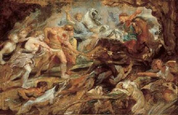 Meleager And Atalanta And The Hunt Of The Calydonian Boar