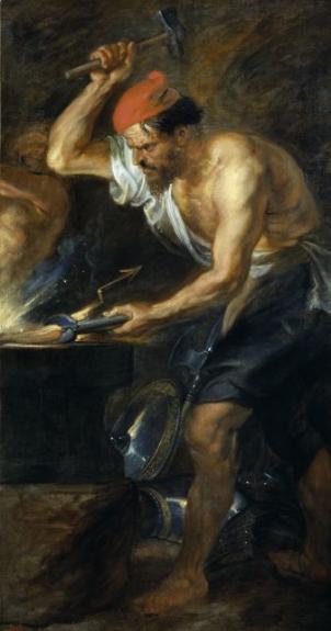 Vulcan Forging Jupiter's Lighting Bolts