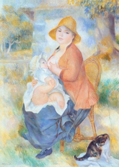  Maternité ou Femme allaitant son enfant (Madame Renoir et son fils Pierre)