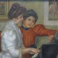 Yvonne Et Christine Lerolle Au Piano