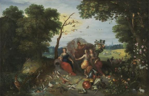 Landscape With Allegories Of The Four Elements