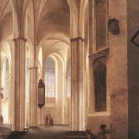 The Interior Of The Buurkerk At Utrecht